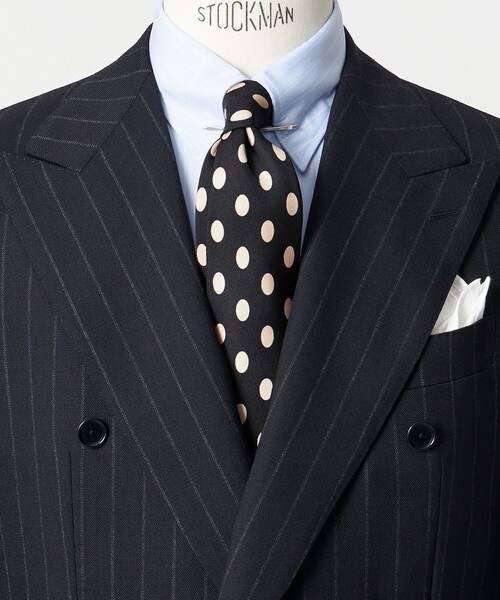 Holliday & Brown ネクタイ 「HOLLIDAY＆BROWN」ドットプリント