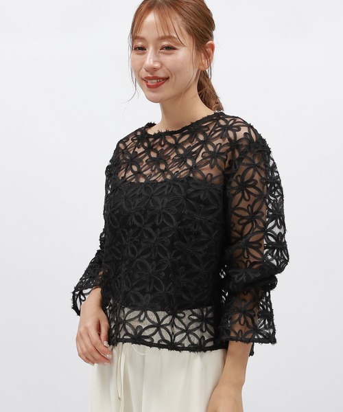 LAKOLE（ラコレ） ブラウス シャツ 2WAYバテンレースブラウス / 142986