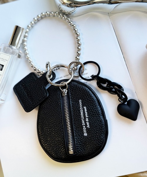 agete（アガット） チャーム K10アメジスト／パールピアスチャーム