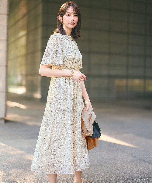 ANY SIS（エニィスィス） ワンピース 「洗える」プリント ワンピース