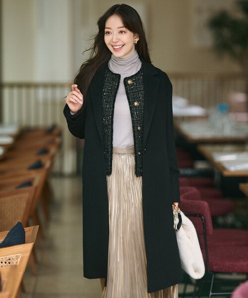 コート チェスターコート 「滝沢眞規子さん着用」ウールカシミヤ