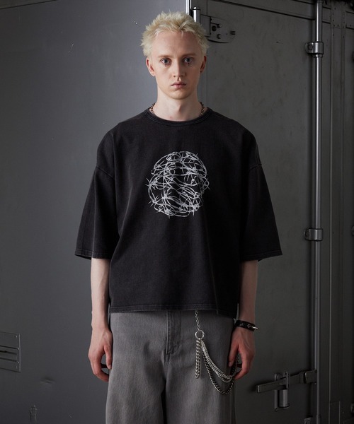 GRANCY tシャツ 「GRANCY」Graphic Design Reversible T-shirt