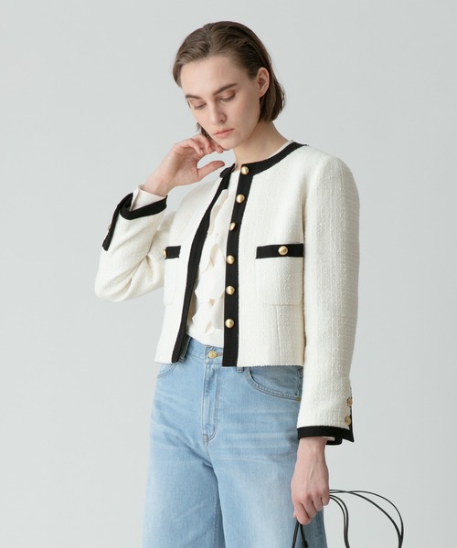 allureville（アルアバイル） ジャケット ノーカラージャケット