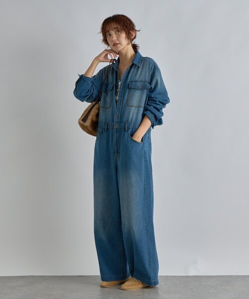 RIVE DROITE（リヴドロワ） オールインワン 「一枚で決まる」デニム