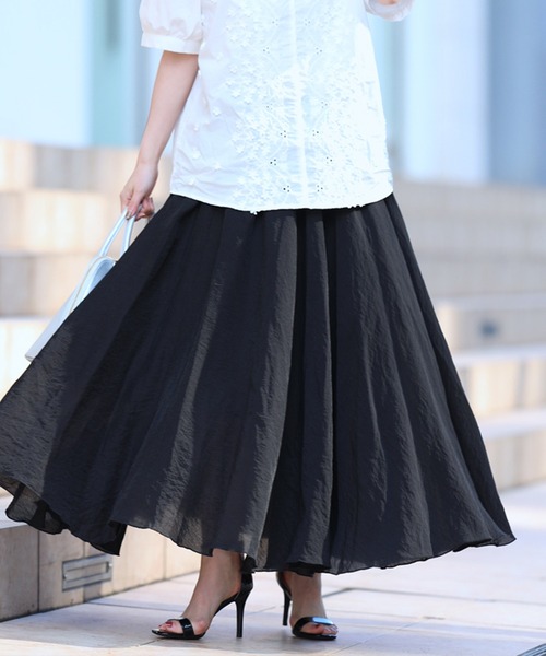 cawaii スカート 楽もキレイも叶う 軽ふわサーキュラースカート