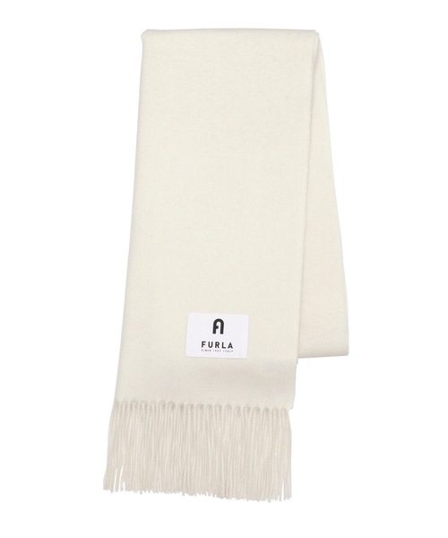 FURLA（フルラ） マフラー ストール カシミヤ100%マフラー Black