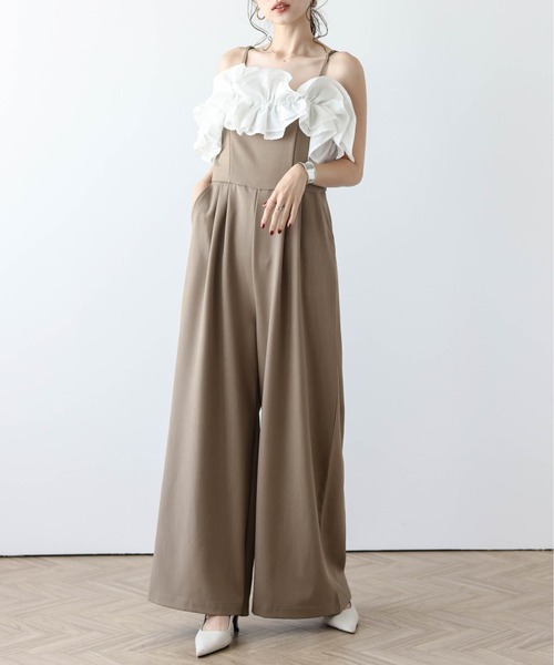 オールインワン フリルキャミオールインワン レディース : ZOZOTOWN