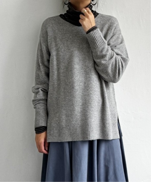 LBC（エルビーシー） ニット セーター アンゴラ混Vネックニットプル