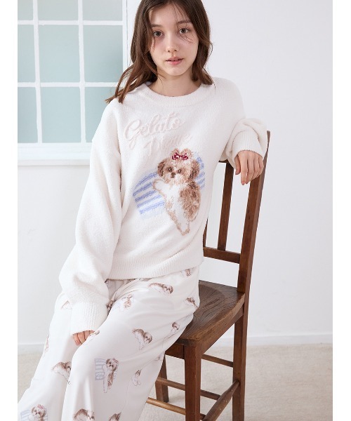 gelato pique（ジェラートピケ） パジャマ ルームウェア シーズー柄