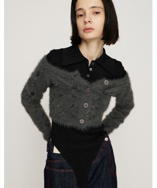 SLY（スライ） ニット セーター KNIT BODY SUITS ニット ボディスーツ