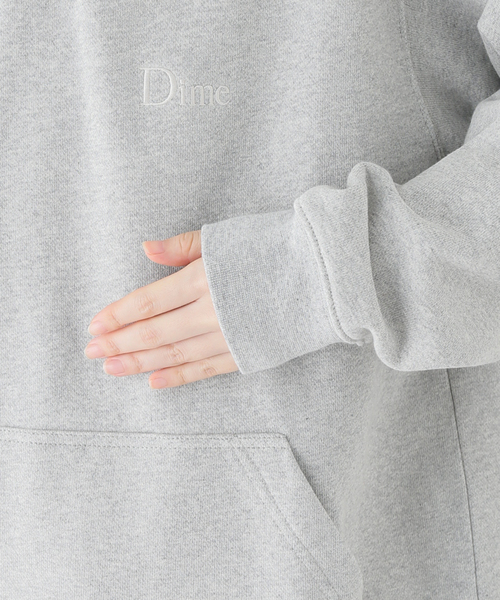 パーカー 「Dime/ダイム」 CLASSIC SMALL LOGO HOODIE：裏起毛パーカー