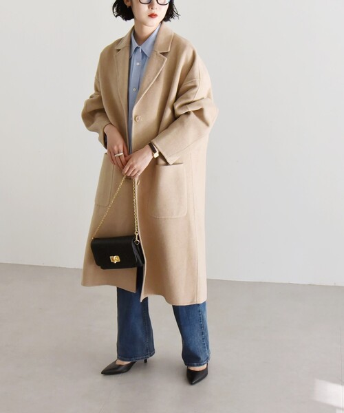 quaranciel コート チェスターコート quaranciel: リバー チェスター