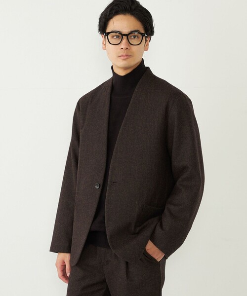 SHIPS Colors（シップスカラーズ） ジャケット ノーカラージャケット