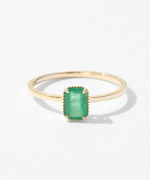 Jewel closet by L&Co. 指輪 リング K10 カラーストーン リング 4x6