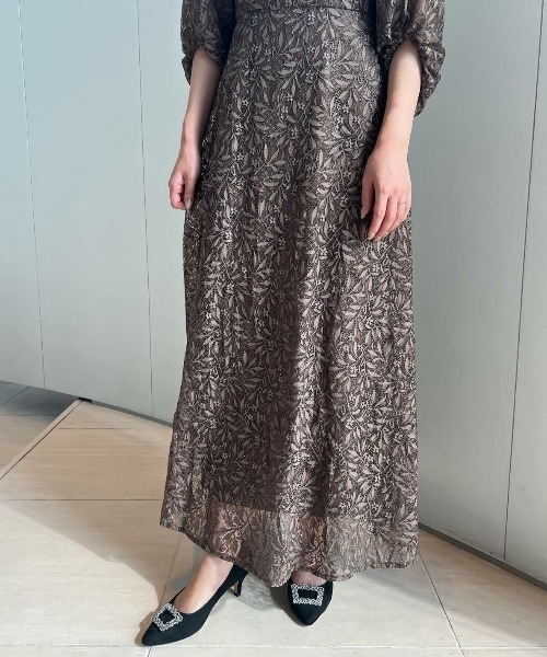 Dorry Doll（ドリードール） ドレス ギャザースリーブフラワードレス