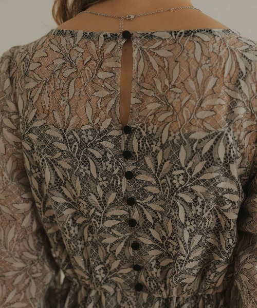 Dorry Doll（ドリードール） ドレス ギャザースリーブフラワードレス