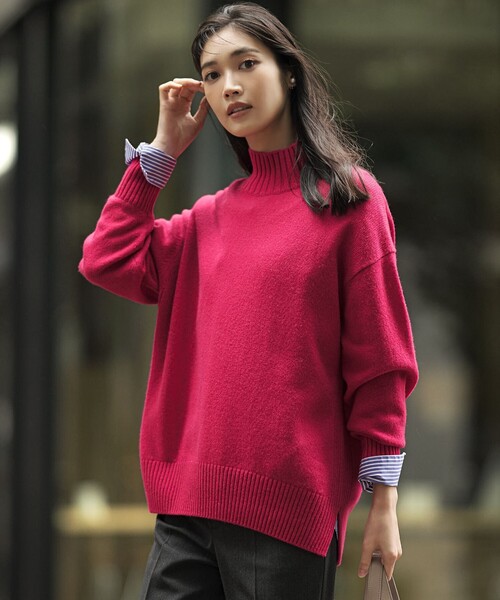 23区（ニジュウサンク） ニット セーター カシミヤブレンド ハイネック