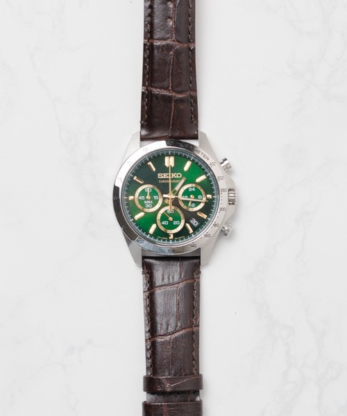 SEIKO（セイコー） 腕時計 /SEIKO/ クオーツ クロノグラフ レザー