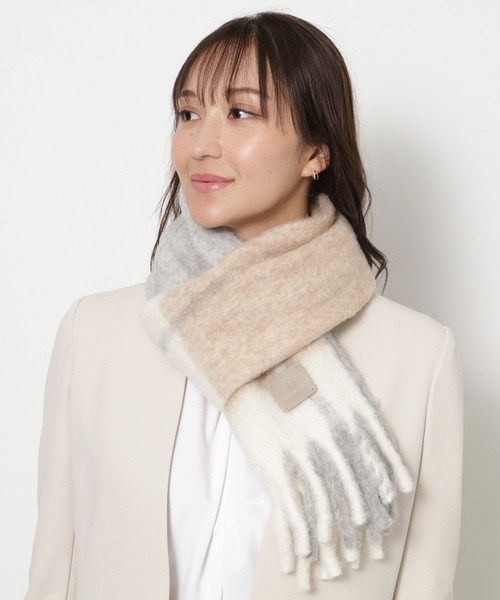 FURLA（フルラ） マフラー ストール ボリュームマフラー アルパカ