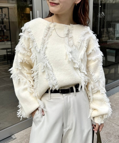 mystic（ミスティック） ニット セーター 「新色追加/ブラウン