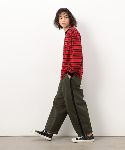 Purple&Yellow（パープルアンドイエロー） パンツ ストレッチツイル