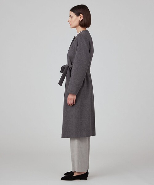 TOMORROWLAND collection ノーカラーコート コート ピュアカシミヤ