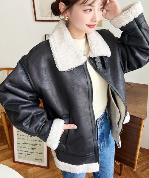 moment+ ムートンコート ボアコート 「累計販売枚数2万枚突破