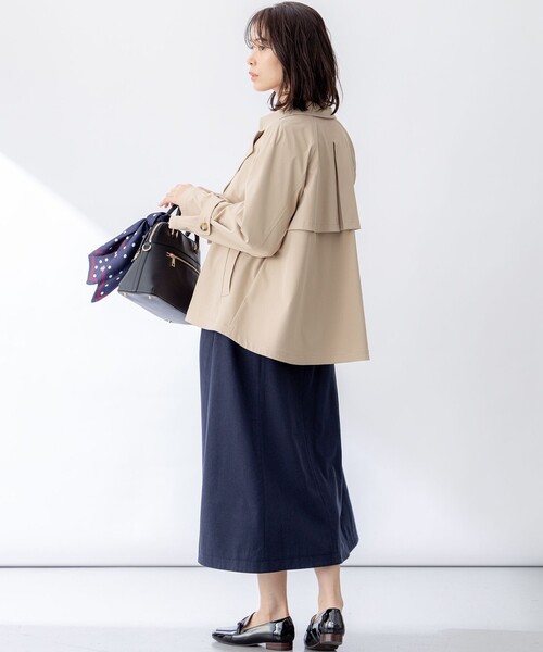 組曲（KUMIKYOKU） トレンチコート コート コットンライクツイル