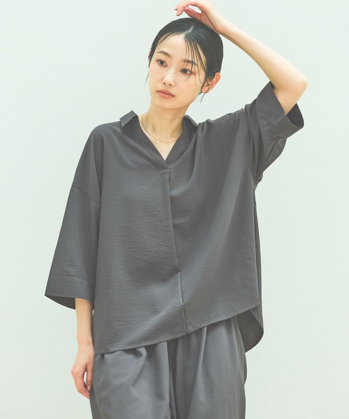 LAKOLE（ラコレ） ブラウス シャツ 「セットアップ対応・多機能付き