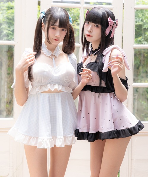 DearMyLove 水着 6WAYハートチョーカー水着 レディース : ZOZOTOWN