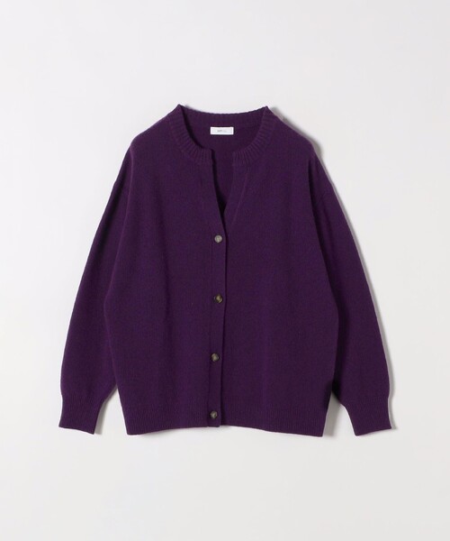 SHIPS any カーディガン any:「手洗い可能」AQUA カシミヤ ミックス