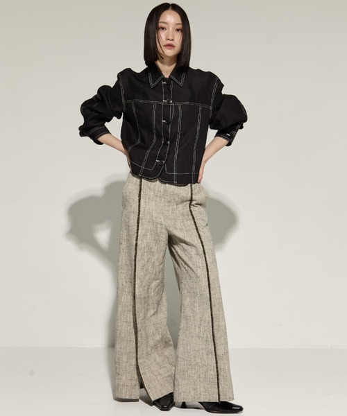 CLANE（クラネ） ブルゾン アウター 「CLANE/クラネ」LINEN SHIRT