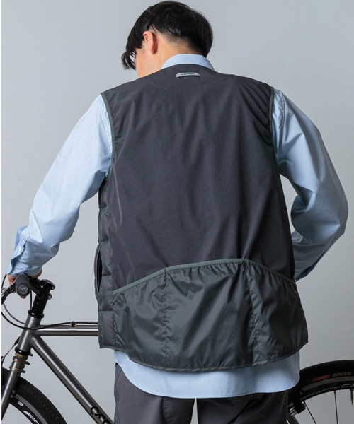 TAION（タイオン） ダウンベスト ベスト narifuri × クルーネック