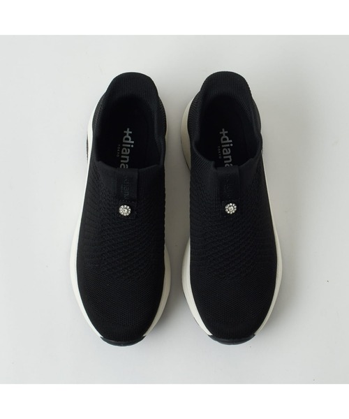 diana（プラスダイアナ） スリッポン 「撥水加工」ニットスニーカー