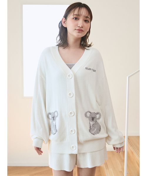 gelato pique（ジェラートピケ） パジャマ ルームウェア リブショート