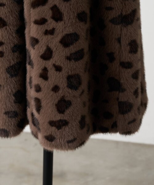 BEARDSLEY（ビアズリー） スカート 「15 quinze」レオパードファー