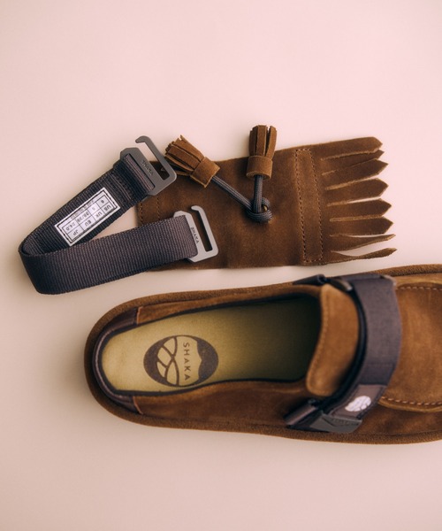 SHAKA（シャカ） サンダル SHAKA MOC MULE TASSEL SUEDE モック