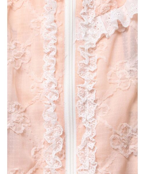 merry jenny（メリージェニー） ブルゾン アウター flower frill lace