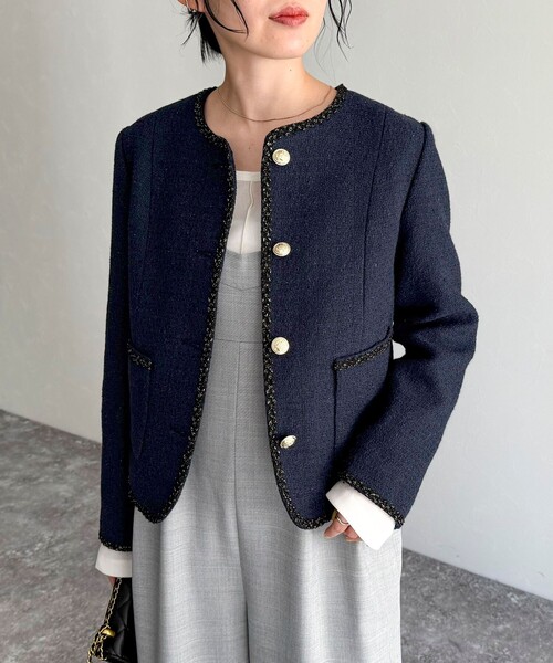 fredy emue（フレディエミュ） ジャケット ノーカラージャケット