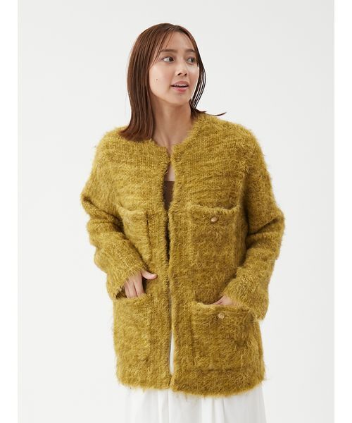 Mila Owen（ミラオーウェン） ジャケット ノーカラージャケット 金釦