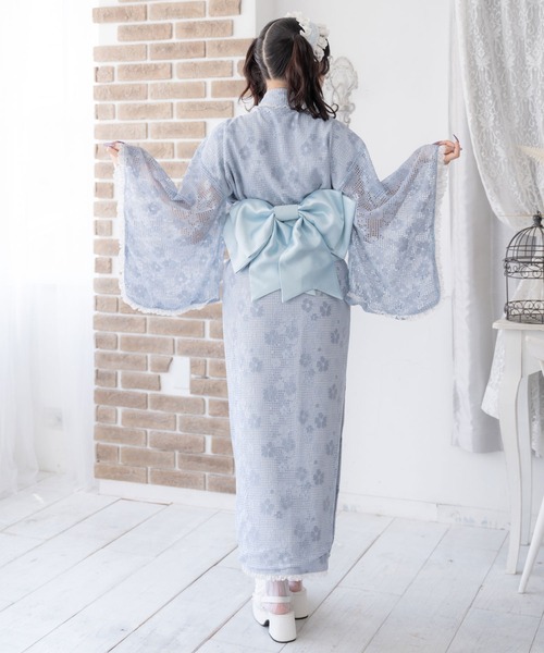 DearMyLove 浴衣 総レースセットアップ浴衣 レディース : ZOZOTOWN