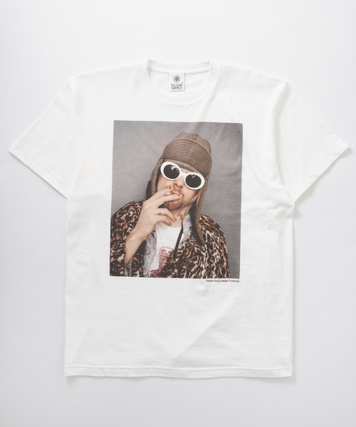 tシャツ Photo Tee Kurt Cobain レディース メンズ : ZOZOTOWN Yahoo