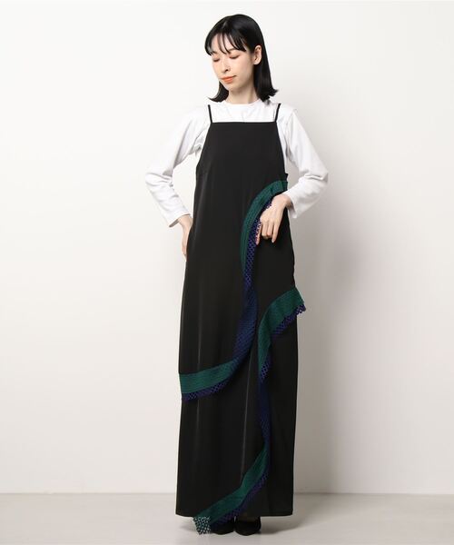 UN3D.（アンスリード） キャミソールワンピース 38 ブラック