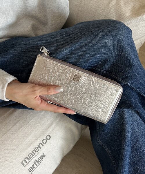 russet（ラシット） 財布 ミニモノグラムプレートロングウォレット(SO