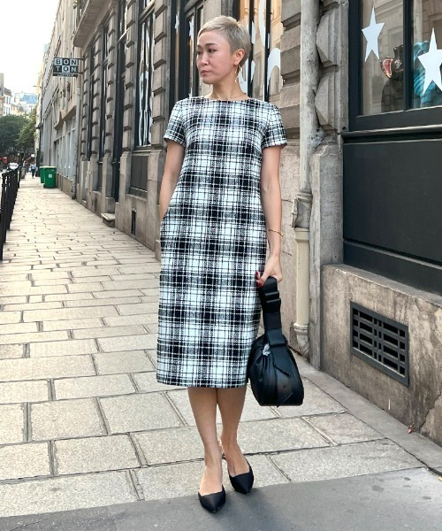 ワンピース twiggyライク日本製ツイードワンピース : ZOZOTOWN Yahoo