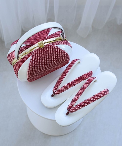 utatane 草履バッグ 正絹絞り 日本製 レディース : ZOZOTOWN Yahoo!店