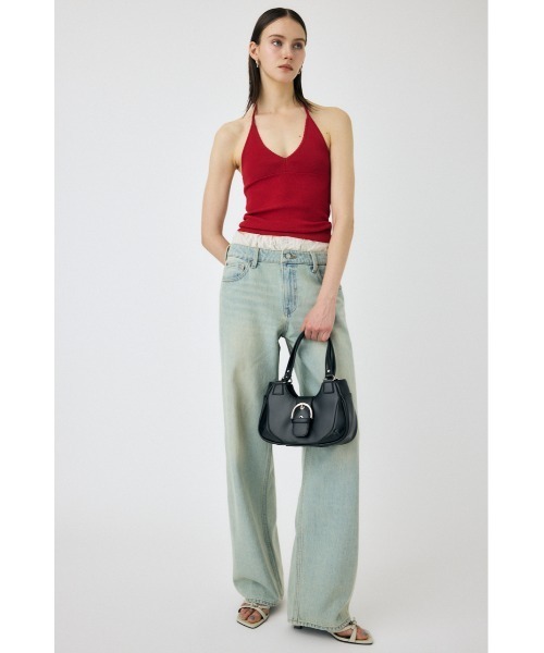 MOUSSY（マウジー） キャミソール 「セットアップ対応」HALTER KNIT