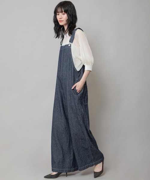 Munich（ミューニック） サロペット オーバーオール リネンコットン