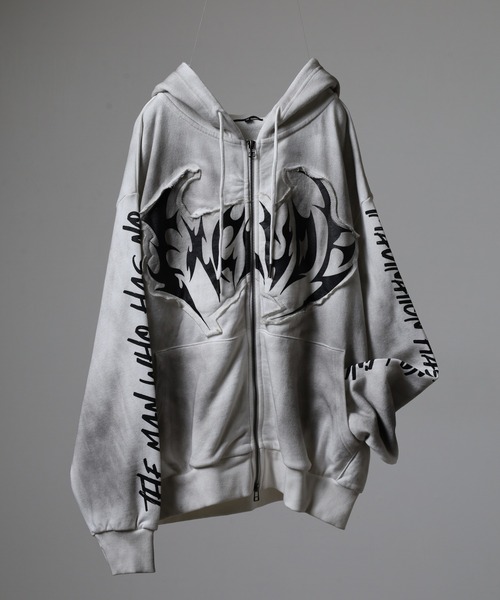 BIKE STAR（バイクスター） パーカー BIKESTAR GRUNGY WORKS 加工