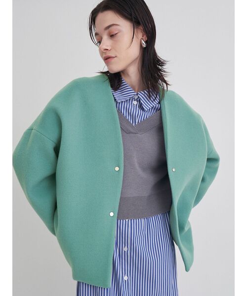 ELENDEEK（エレンディーク） ジャケット ノーカラージャケット